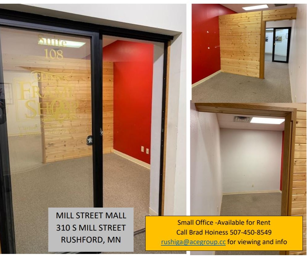 For Rent: Office Space at Mill Street Mall